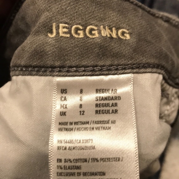 Grey American Eagle Jeggings - Picture 3 of 4